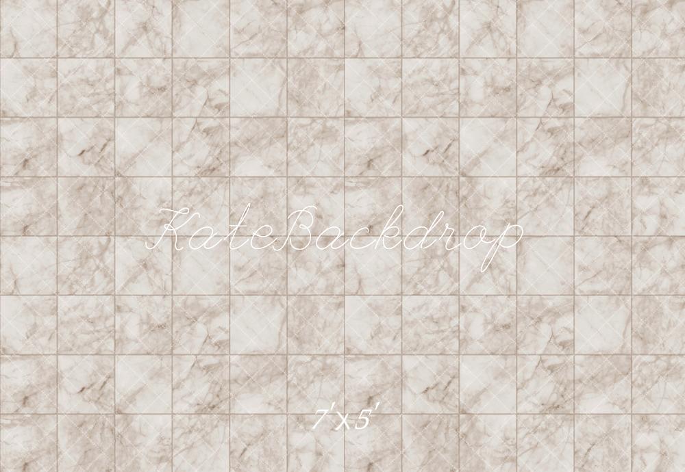 Kate Elfenbein Marmor Plaid Boden Hintergrund entworfen von Kate Image - Kate Backdrop.de