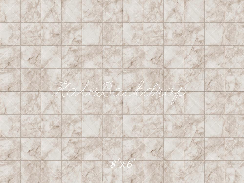 Kate Elfenbein Marmor Plaid Boden Hintergrund entworfen von Kate Image - Kate Backdrop.de