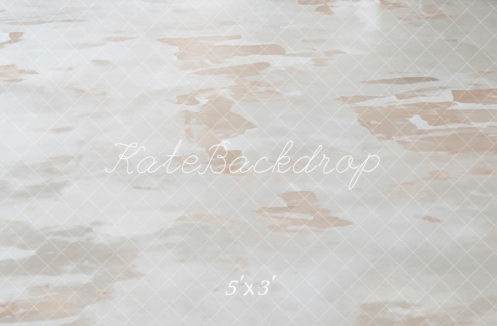 Kate Retro Weiß Braun Marmor Boden Hintergrund entworfen von Kate Image - Kate Backdrop.de
