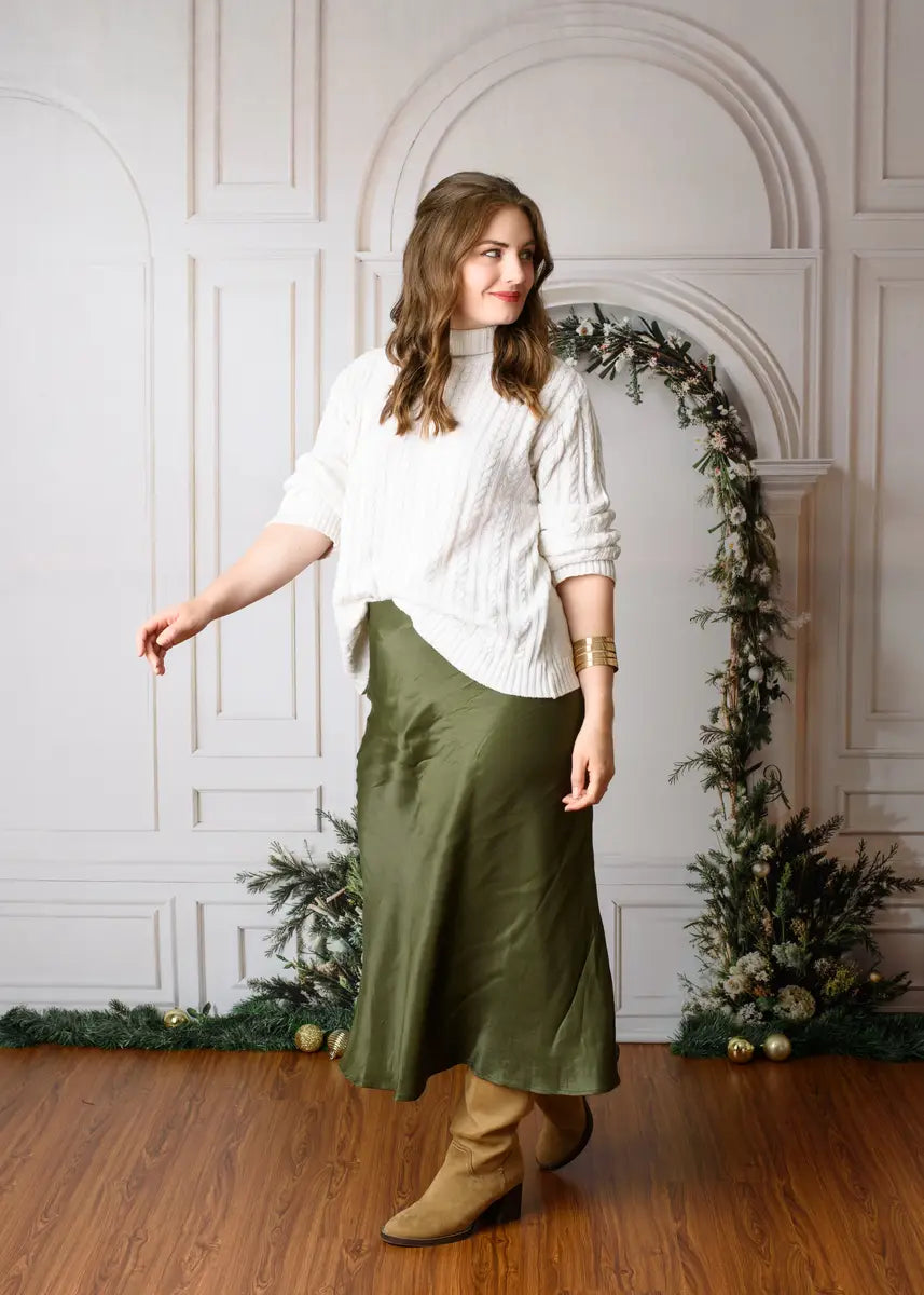 Kate Weihnachten Kiefer Blatt Bogen weiß Retro Wand Hintergrund entworfen von Emetselch - Kate Backdrop.de