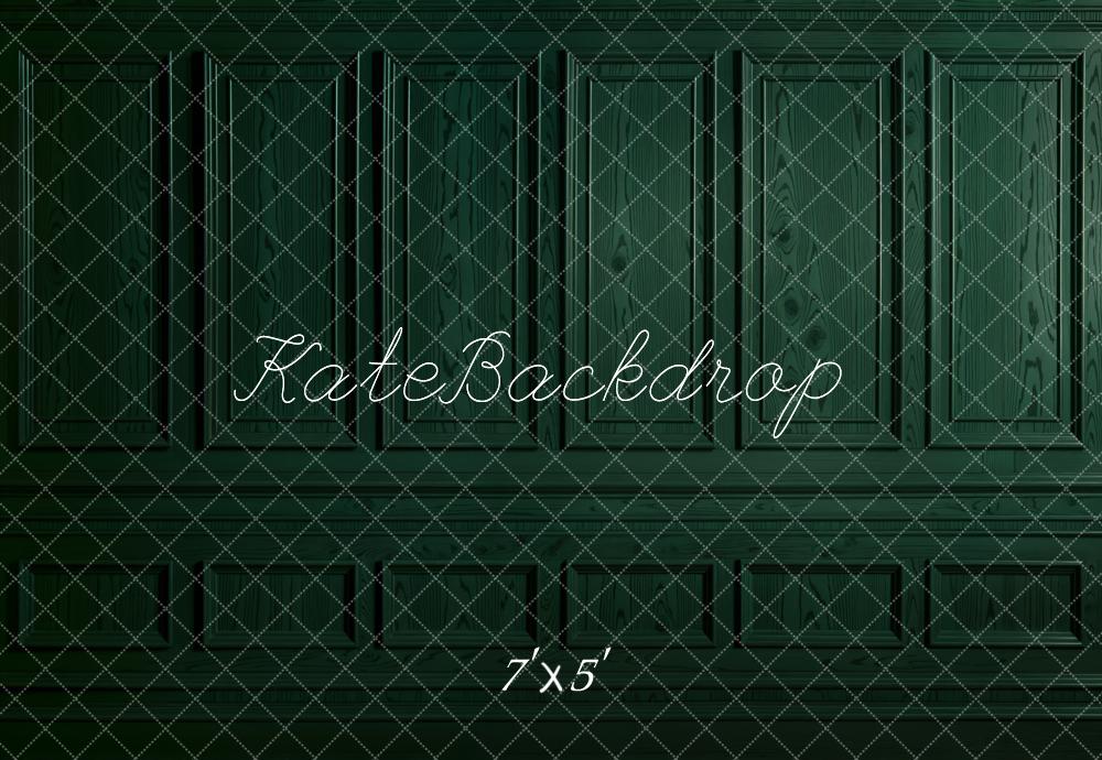 Kate Dunkelgrüner Retro Wand hintergrund entworfen von Emetselch - Kate Backdrop.de