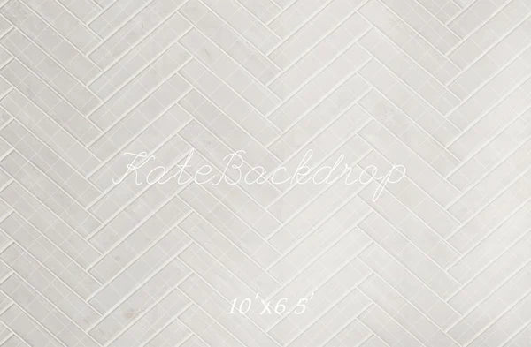 Kate Weißer Fischgrät-Holzboden Hintergrund entworfen von Kate Image - Kate Backdrop.de