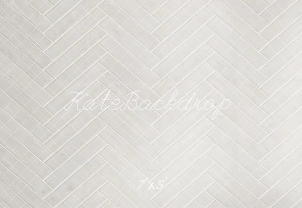 Kate Weißer Fischgrät-Holzboden Hintergrund entworfen von Kate Image - Kate Backdrop.de