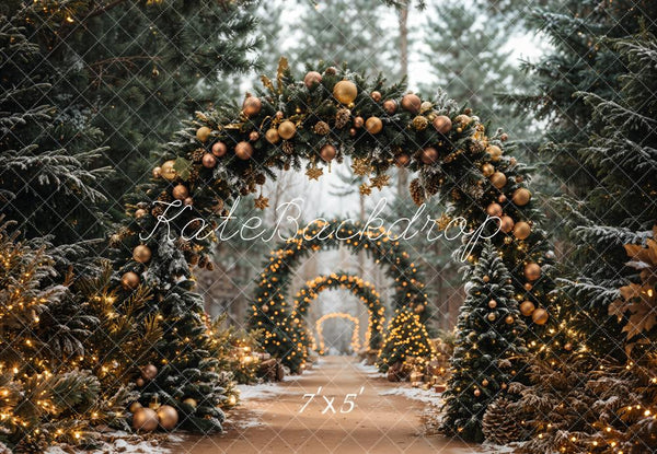Kate Weihnachtsbaum Torbogen Wald Hintergrund - Kate Backdrop.de