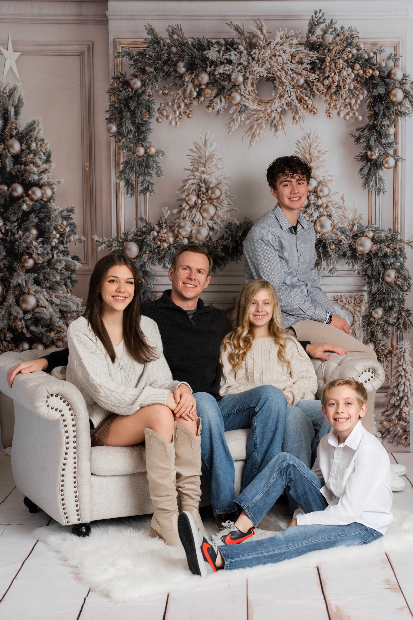 Kate Weihnachten Weiß Vintage Ziegel Kamin Zimmer Set - Kate Backdrop.de