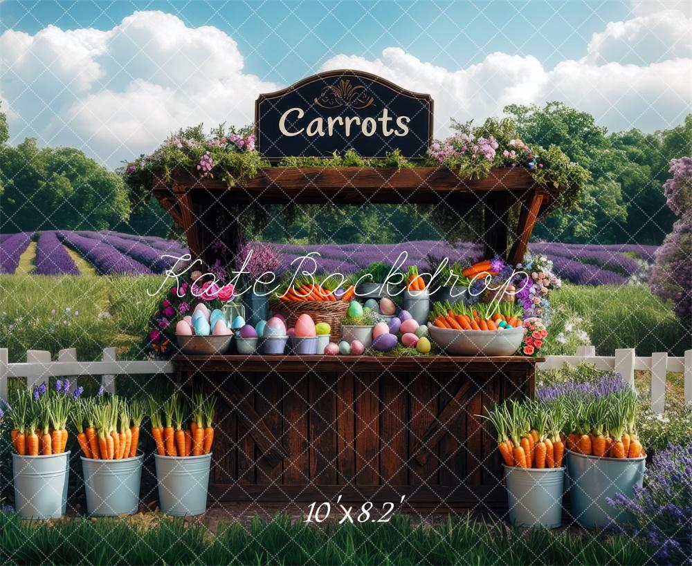 🔥50%OFF-Kate Ostern Karotten-Eierstand Hintergrund - Kate Backdrop.de