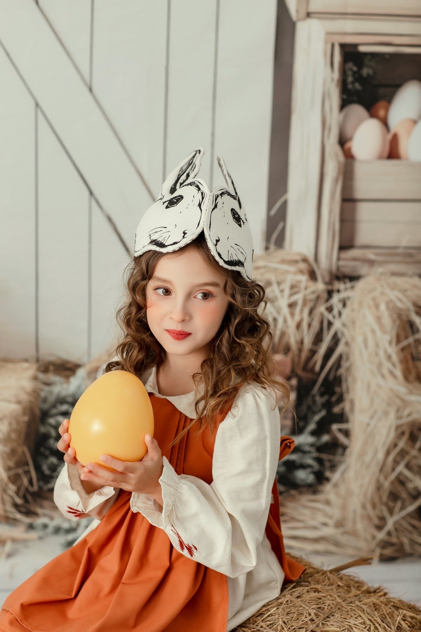 Kate Ostern Blumenei Bauernhof Hintergrund entworfen von Emetselch - Kate Backdrop.de