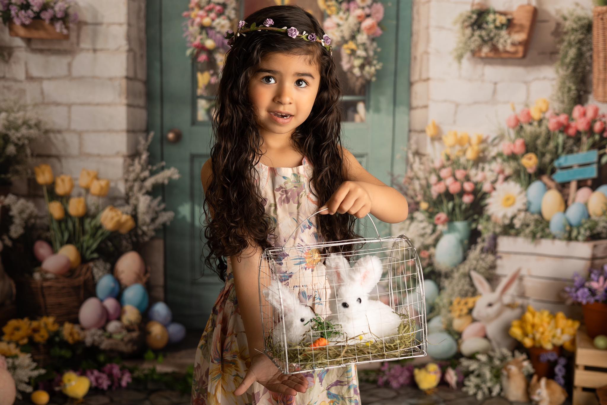 🔥50%OFF-Kate Ostern Hase Blumen Tür Hintergrund - Kate Backdrop.de