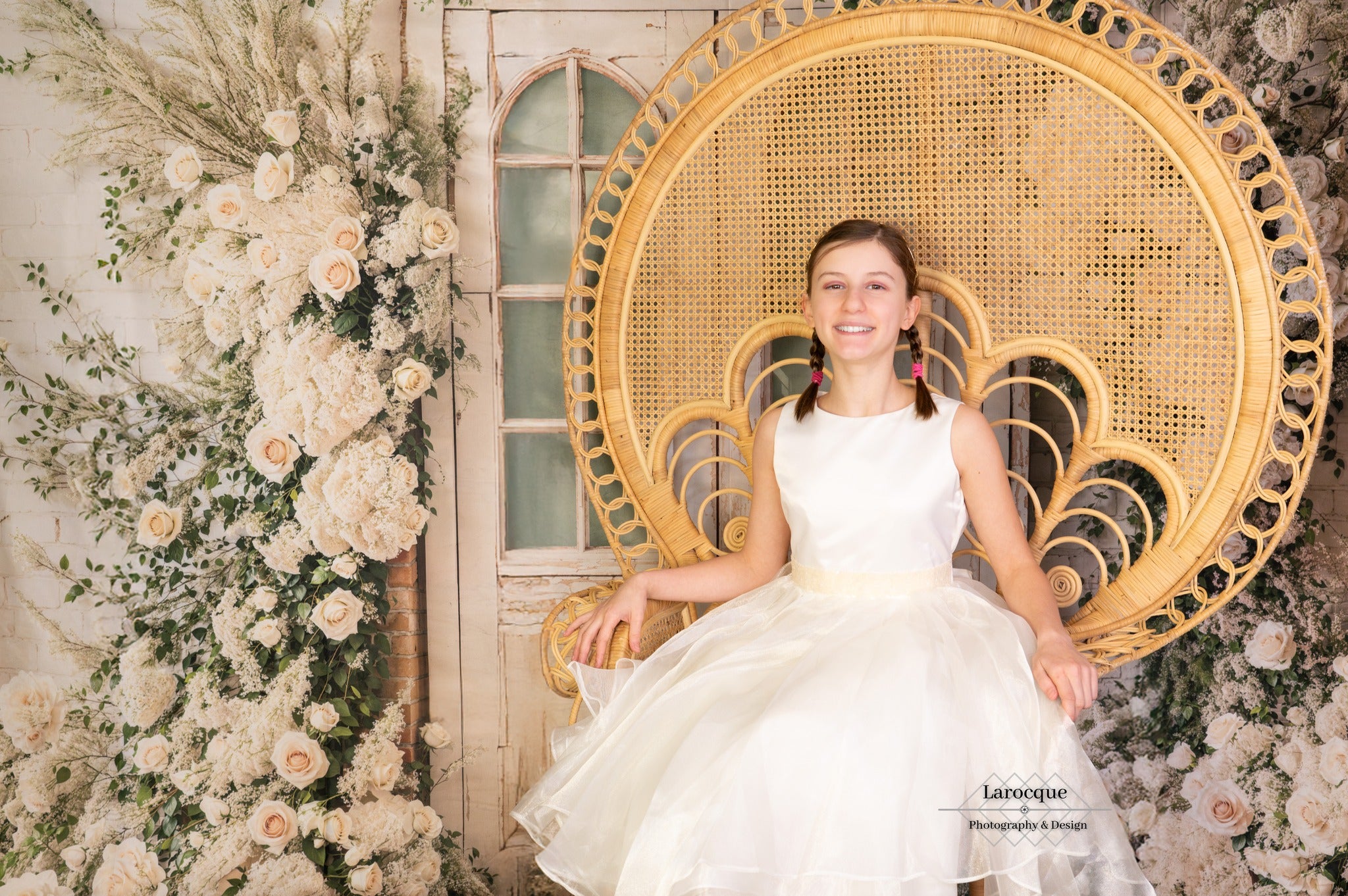 Kate Frühling Hochzeit Floral Tür Hintergrund entworfen von Emetselch - Kate Backdrop.de
