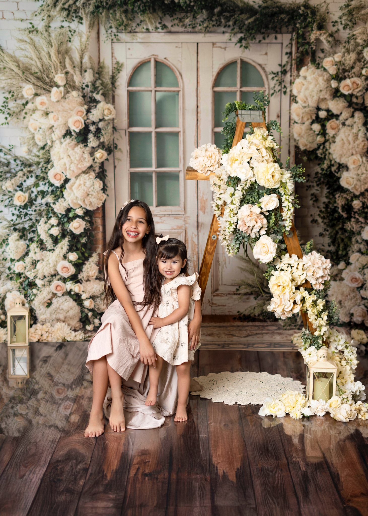 Kate Frühling Hochzeit Floral Tür Hintergrund entworfen von Emetselch - Kate Backdrop.de