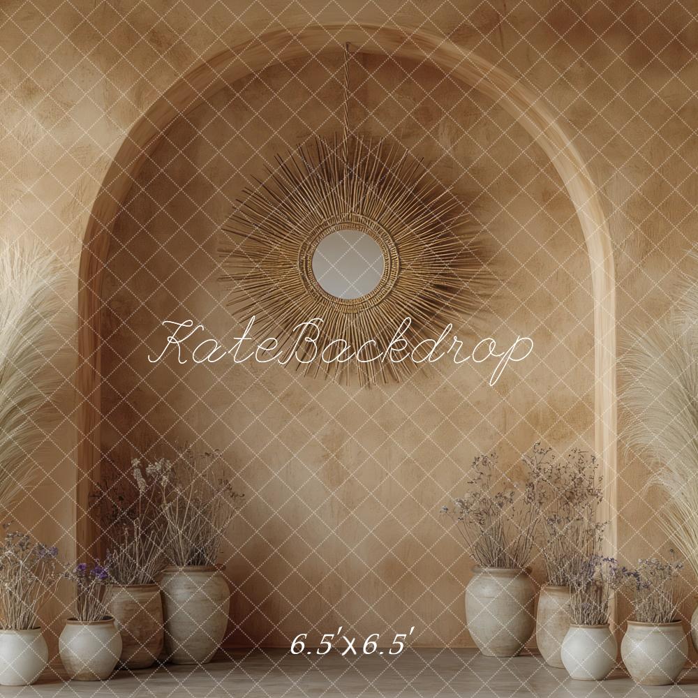 ⚡Blitzangebote #2-Kate Boho-Bogen Getrocknete Pampaswand hintergrund - Kate Backdrop.de