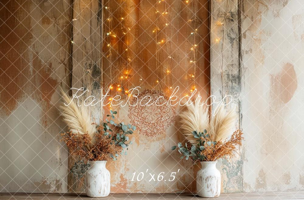 ⚡Blitzangebote #2-Kate Boho Rustikale Blumenmuster Wand hintergrund - Kate Backdrop.de
