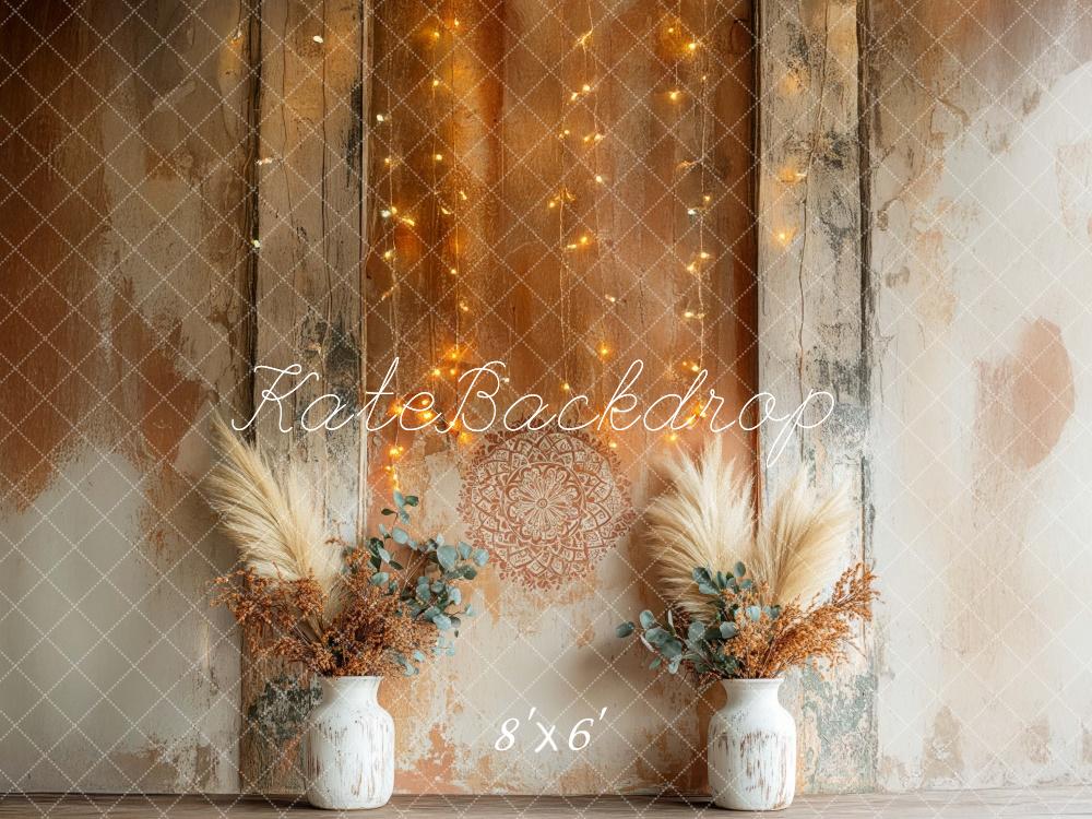 ⚡Blitzangebote #2-Kate Boho Rustikale Blumenmuster Wand hintergrund - Kate Backdrop.de