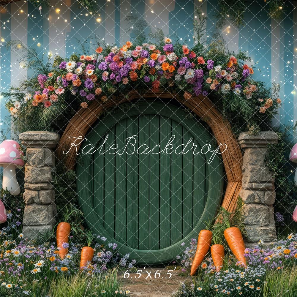 Kate Ostern Phantasie Hobbit Haus hintergrund Entworfen von Mini MakeBelieve - Kate Backdrop.de
