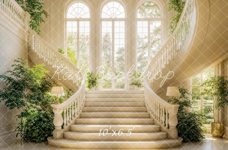 🔥50%OFF-Kate Frühling Elegante Kaskaden-Treppe Hintergrund - Kate Backdrop.de