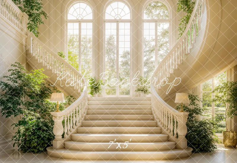 🔥50%OFF-Kate Frühling Elegante Kaskaden-Treppe Hintergrund - Kate Backdrop.de