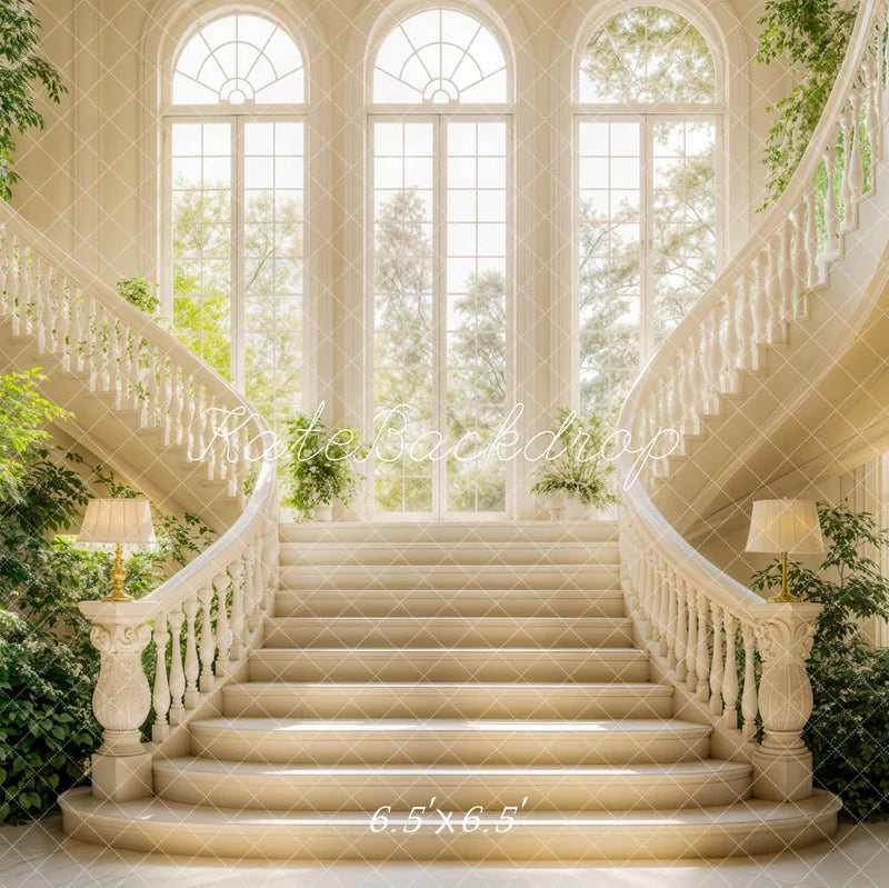 🔥50%OFF-Kate Frühling Elegante Kaskaden-Treppe Hintergrund - Kate Backdrop.de