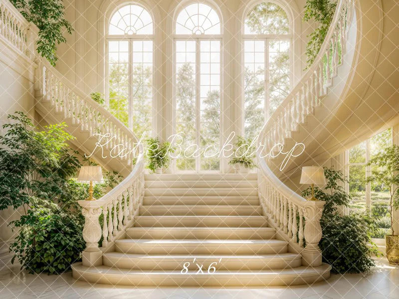 🔥50%OFF-Kate Frühling Elegante Kaskaden-Treppe Hintergrund - Kate Backdrop.de
