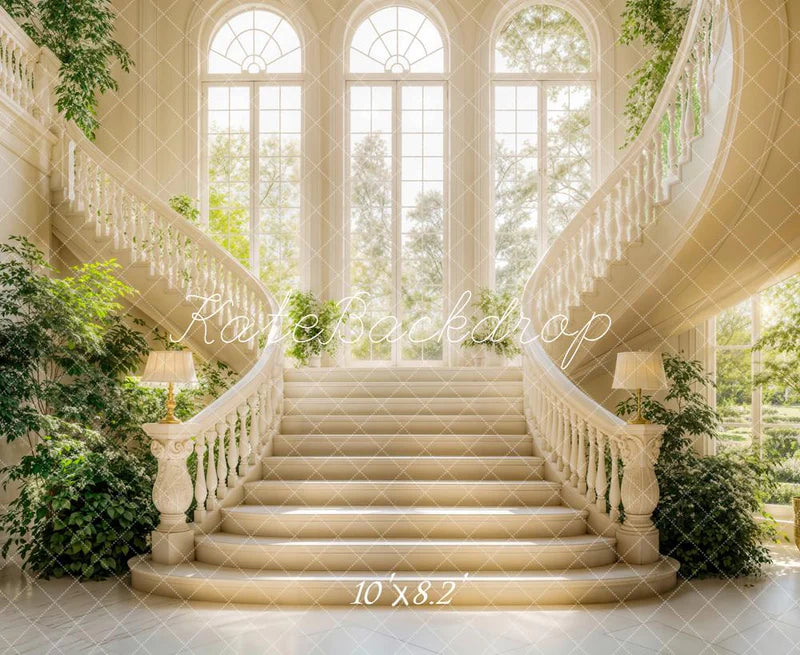 🔥50%OFF-Kate Frühling Elegante Kaskaden-Treppe Hintergrund - Kate Backdrop.de