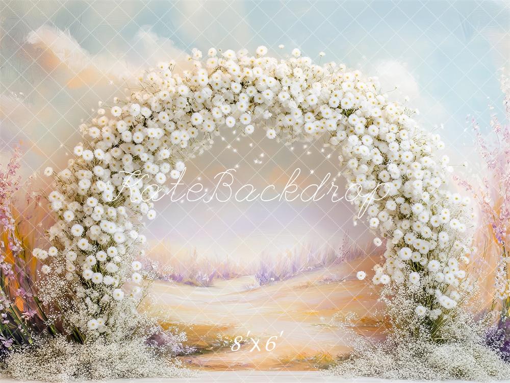 🔥50%OFF-Kate Frühling Löwenzahn Blume Bogen Pastell Hintergrund - Kate Backdrop.de
