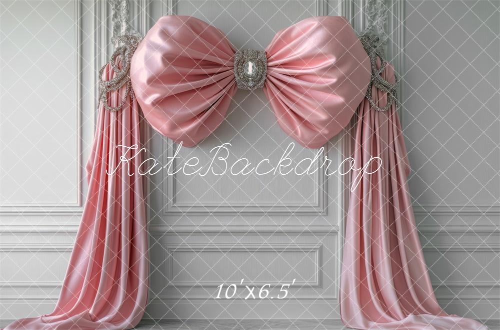 🔥50%OFF-Kate Rosa Schleife Vorhang Retro Hintergrund - Kate Backdrop.de