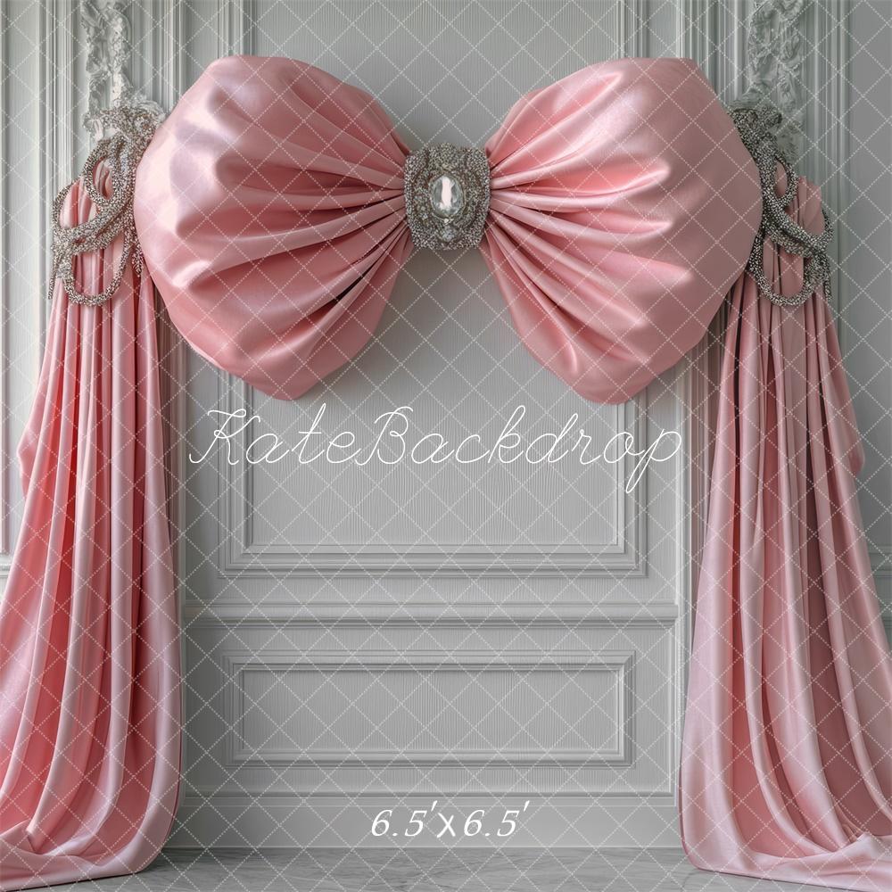 🔥50%OFF-Kate Rosa Schleife Vorhang Retro Hintergrund - Kate Backdrop.de
