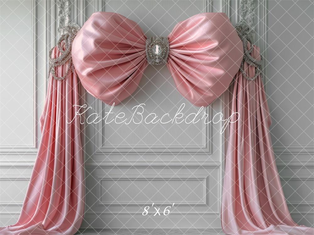 🔥50%OFF-Kate Rosa Schleife Vorhang Retro Hintergrund - Kate Backdrop.de
