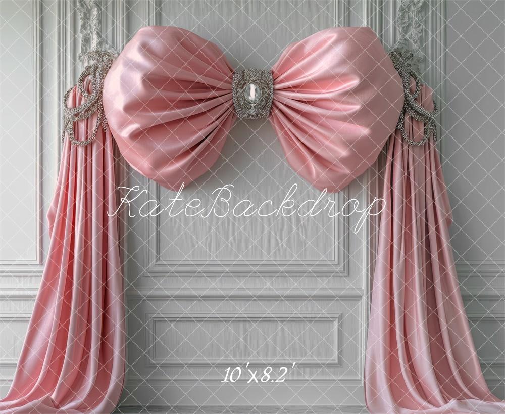 🔥50%OFF-Kate Rosa Schleife Vorhang Retro Hintergrund - Kate Backdrop.de