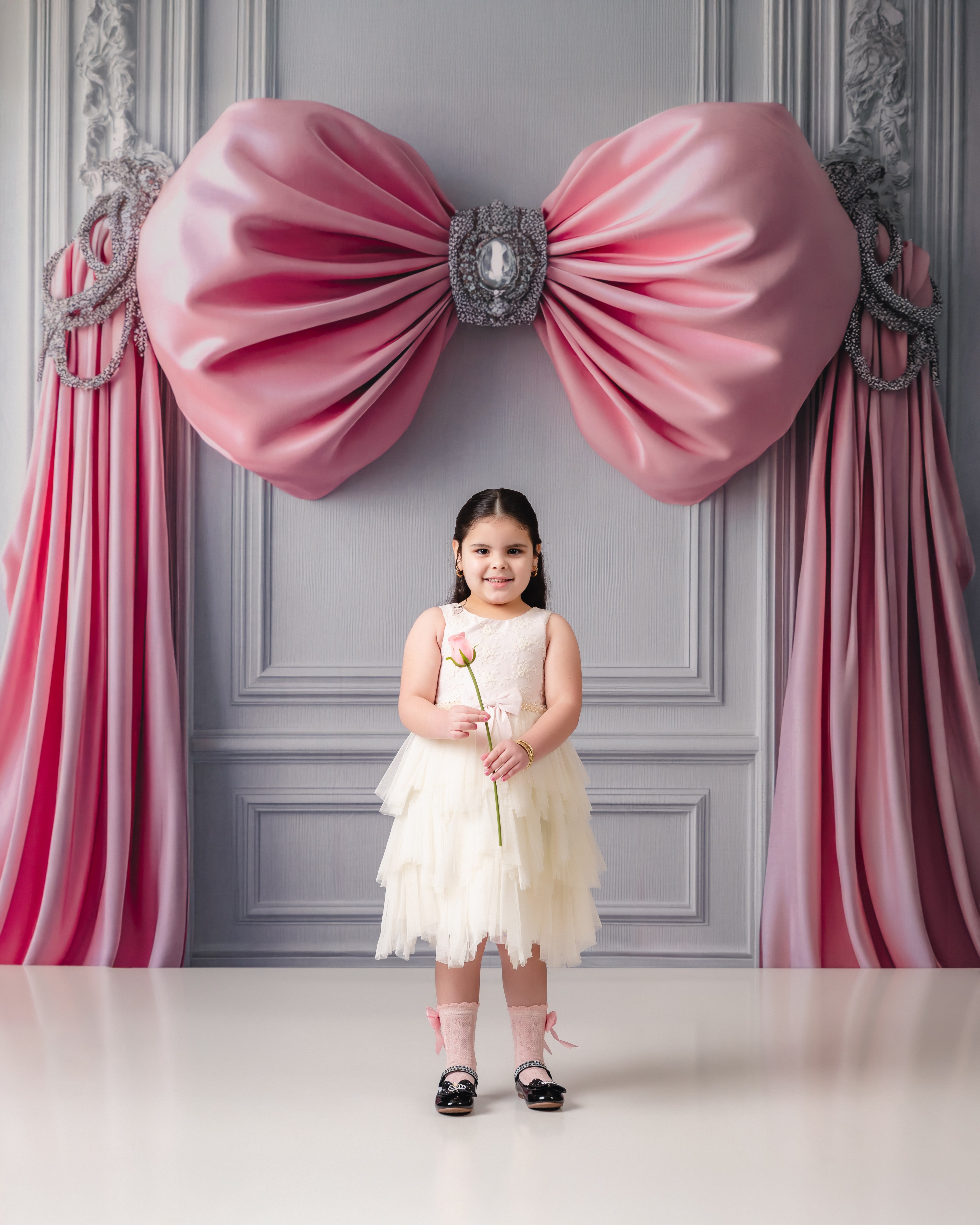 🔥50%OFF-Kate Rosa Schleife Vorhang Retro Hintergrund - Kate Backdrop.de