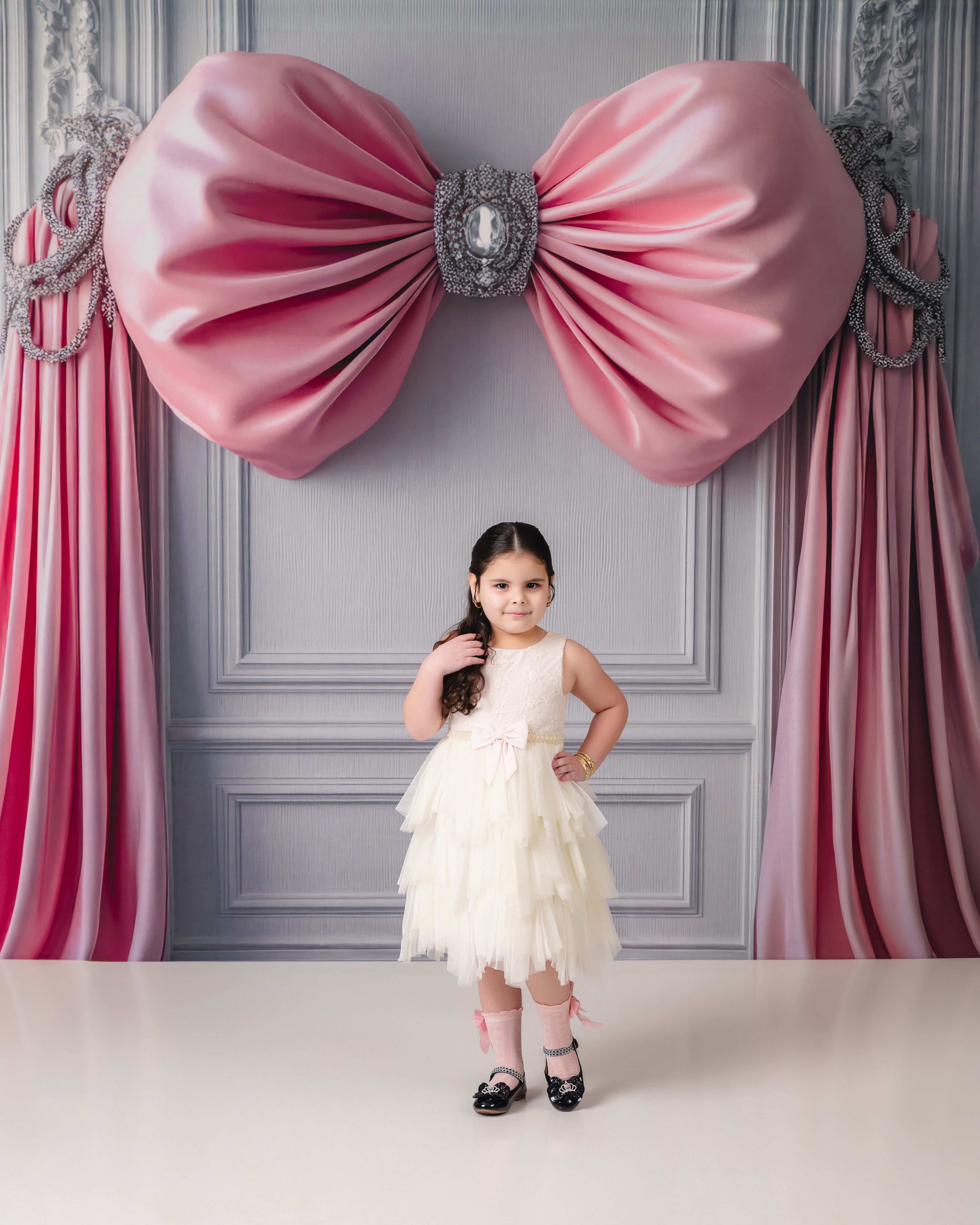 🔥50%OFF-Kate Rosa Schleife Vorhang Retro Hintergrund - Kate Backdrop.de