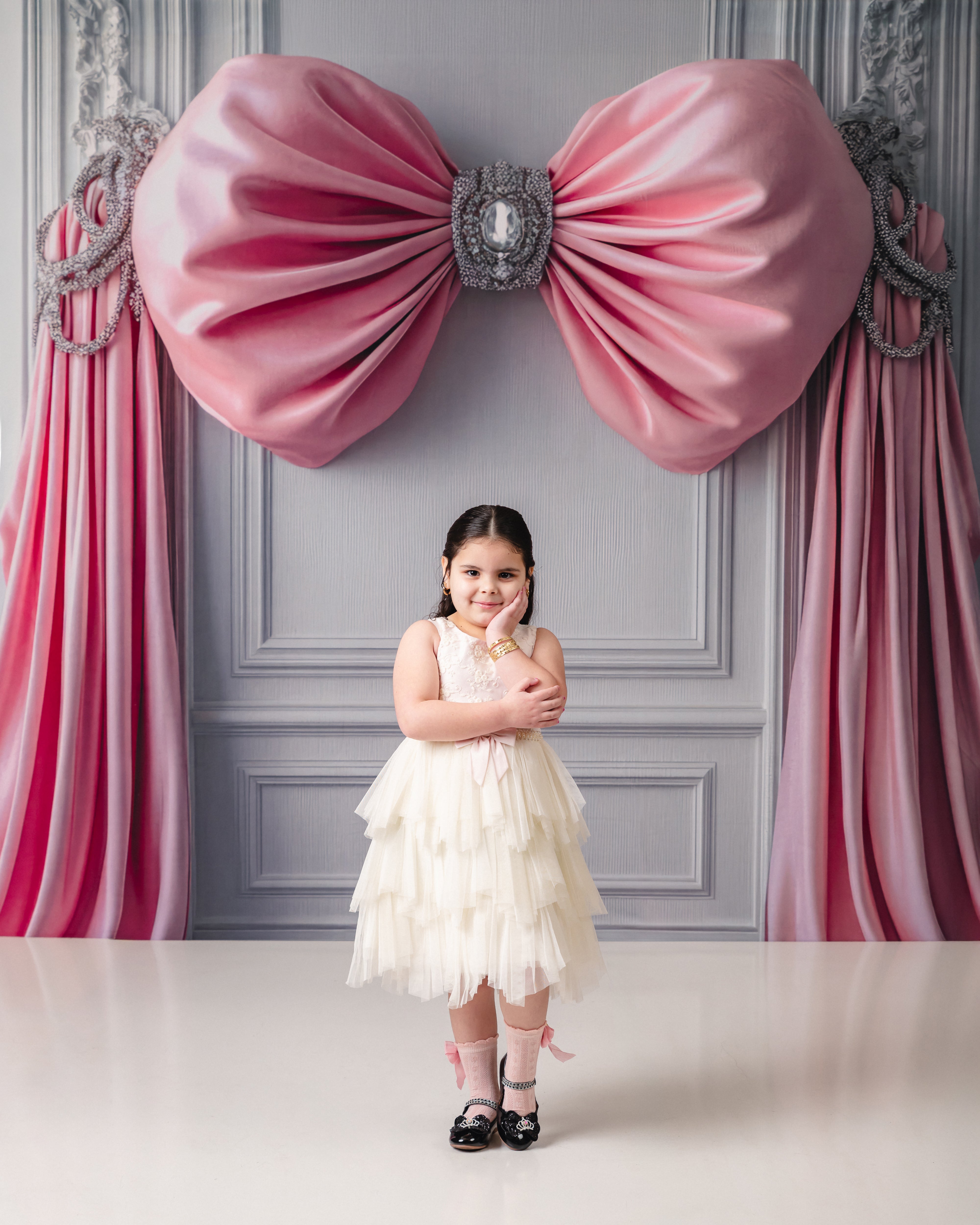 🔥50%OFF-Kate Rosa Schleife Vorhang Retro Hintergrund - Kate Backdrop.de