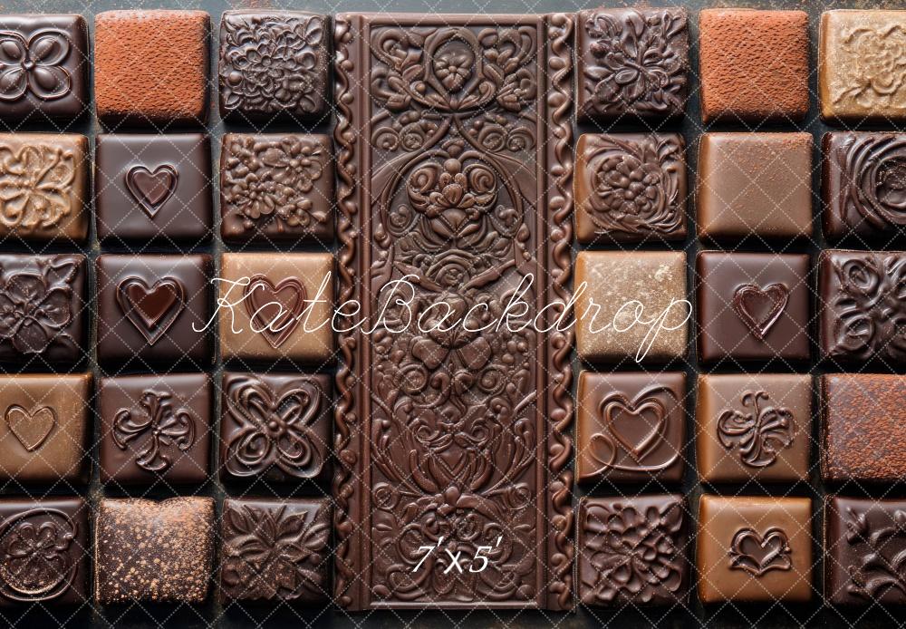 Kate Dessertboden mit Schokoladenmotiv hintergrund Entworfen von Mini MakeBelieve - Kate Backdrop.de