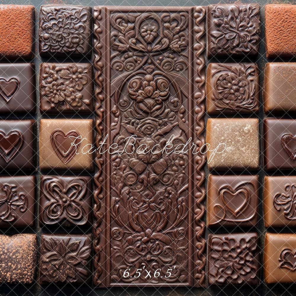 Kate Dessertboden mit Schokoladenmotiv hintergrund Entworfen von Mini MakeBelieve - Kate Backdrop.de