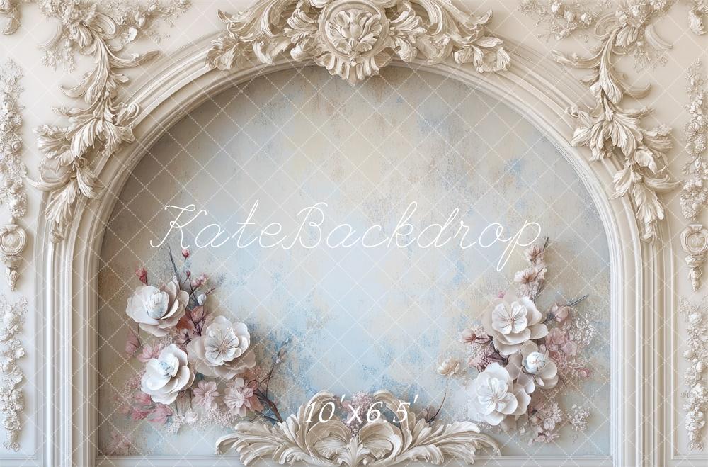 🔥50%OFF-Kate Gewölbte Wand mit Blumenmuster im Vintage-Stil hintergrund - Kate Backdrop.de