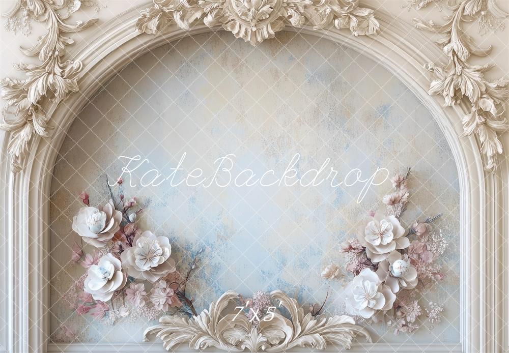 🔥50%OFF-Kate Gewölbte Wand mit Blumenmuster im Vintage-Stil hintergrund - Kate Backdrop.de