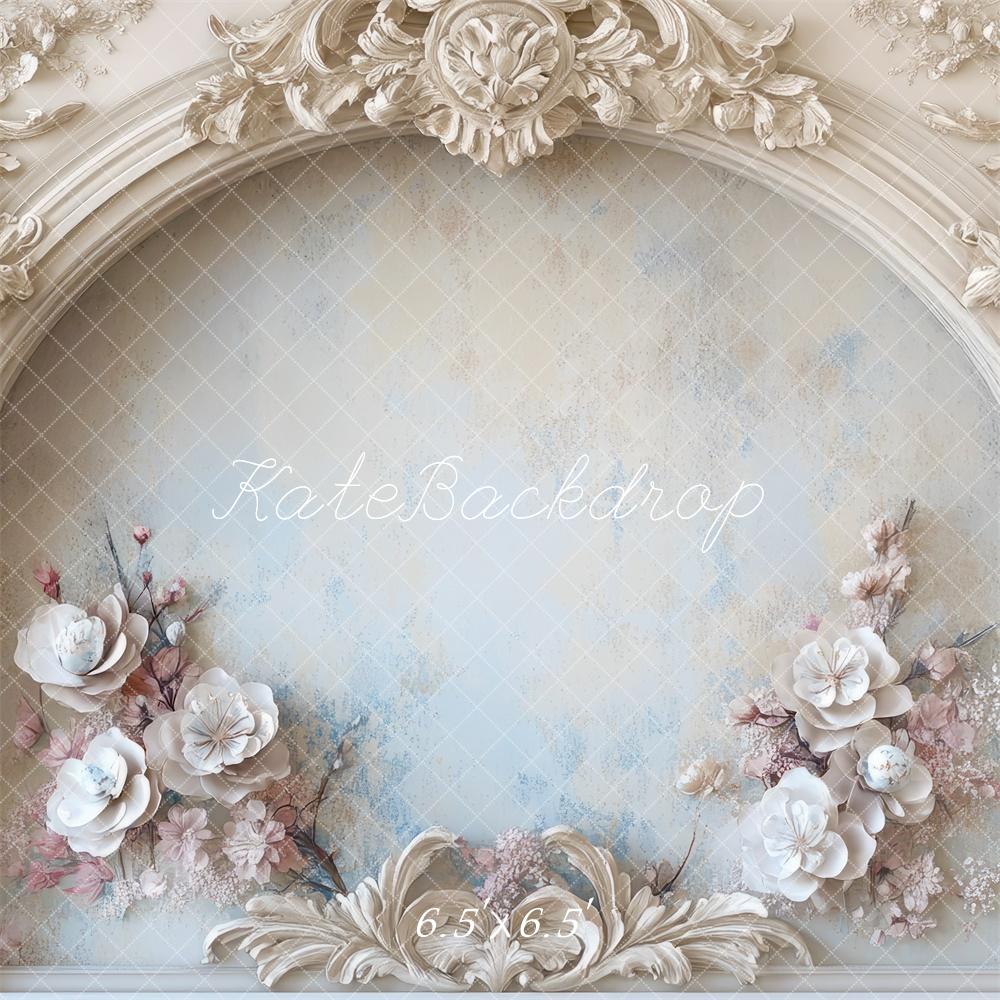 🔥50%OFF-Kate Gewölbte Wand mit Blumenmuster im Vintage-Stil hintergrund - Kate Backdrop.de