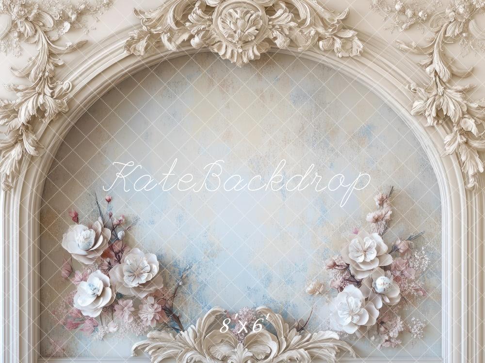 🔥50%OFF-Kate Gewölbte Wand mit Blumenmuster im Vintage-Stil hintergrund - Kate Backdrop.de