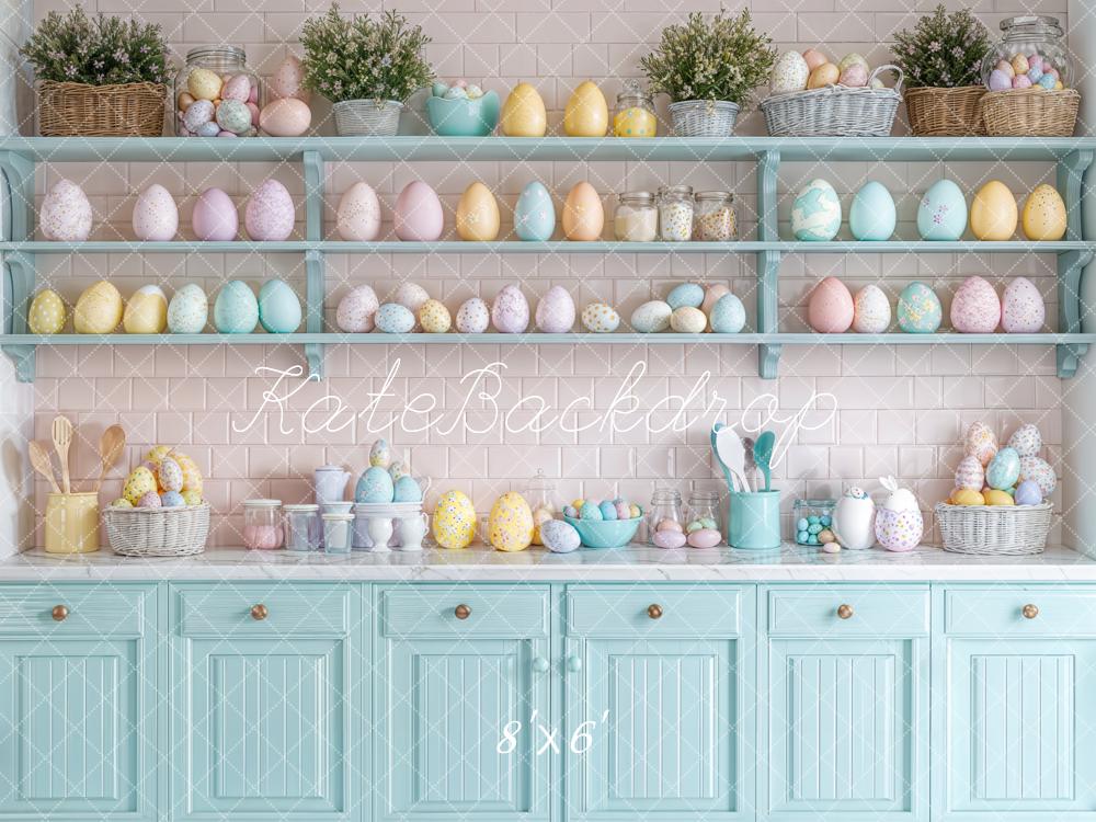 🔥50%OFF-Kate Ostern Küche Ei Regal Pastell Hintergrund - Kate Backdrop.de
