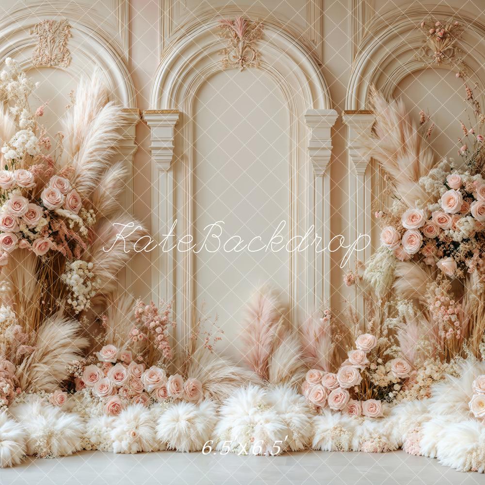 🔥50%OFF-Kate Boho Blumenbogen Hochzeit Retro Hintergrund - Kate Backdrop.de