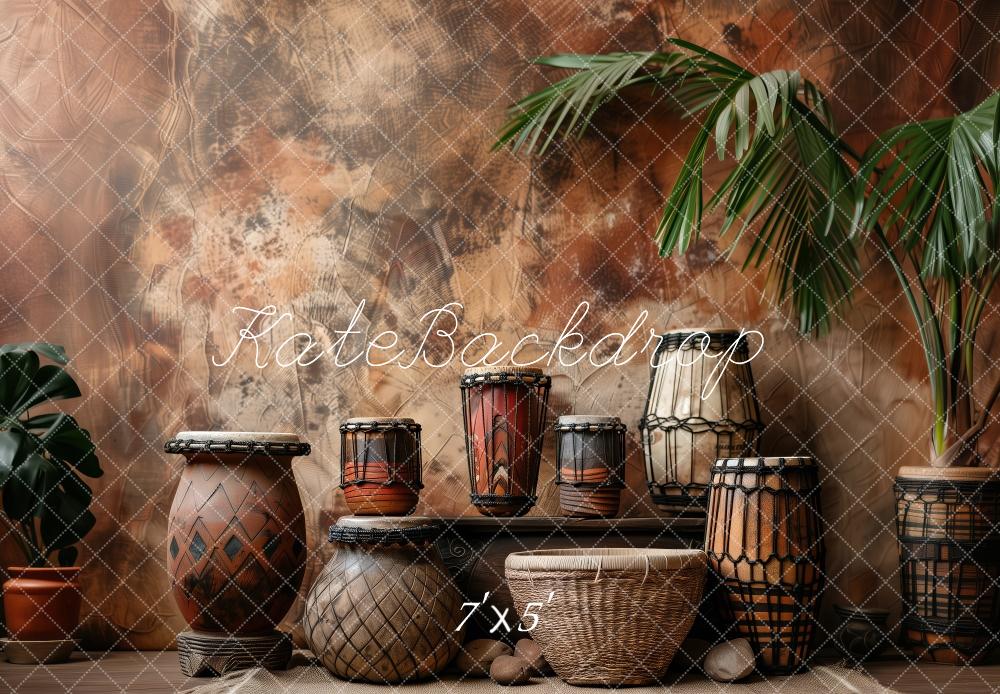 🔥50%OFF-Kate Frühling Tropische afrikanische Töpferwaren Hintergrund - Kate Backdrop.de