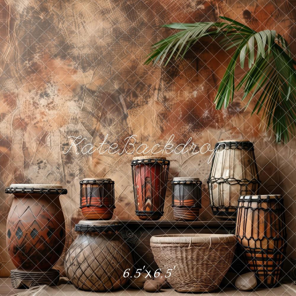 🔥50%OFF-Kate Frühling Tropische afrikanische Töpferwaren Hintergrund - Kate Backdrop.de