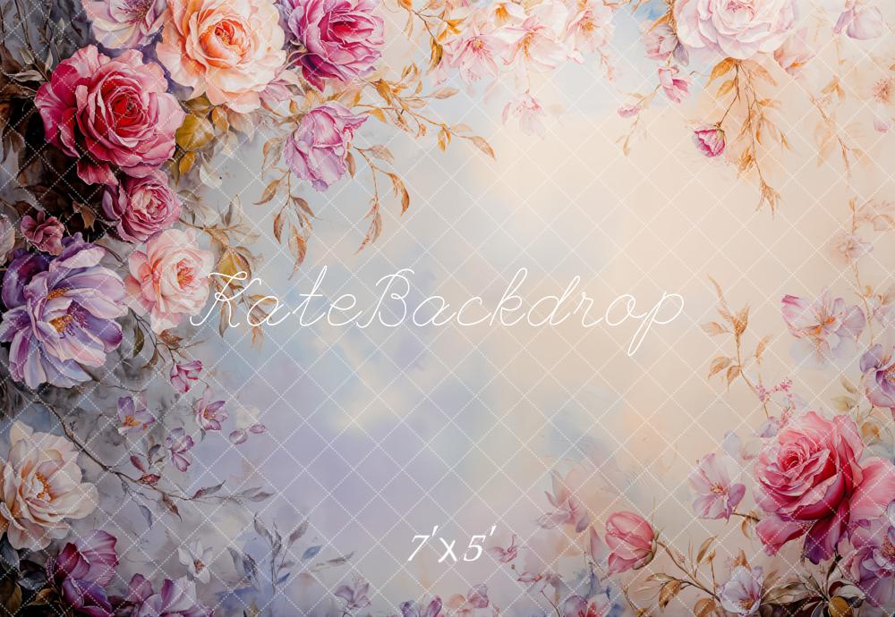 Kate Frühling Fine art Blumen Rosen Hintergrund Von GQ - Kate Backdrop.de