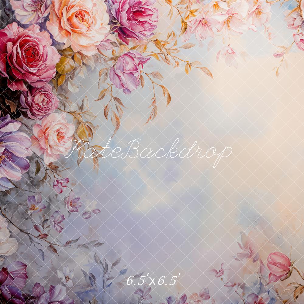 Kate Frühling Fine art Blumen Rosen Hintergrund Von GQ - Kate Backdrop.de