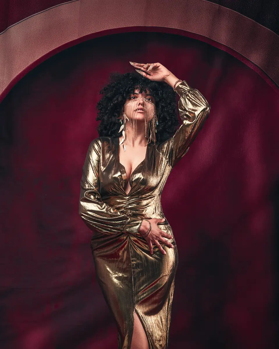 ⚡Blitzangebote #2-Kate Luxuriöse Goldbogenvorhänge aus rotem Samt Hintergrund - Kate Backdrop.de