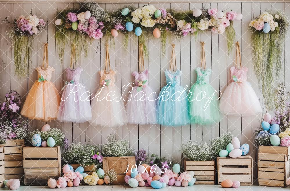 Kate Ostern Ballett Tutu-Eier Hintergrund von Patty Roberts - Kate Backdrop.de