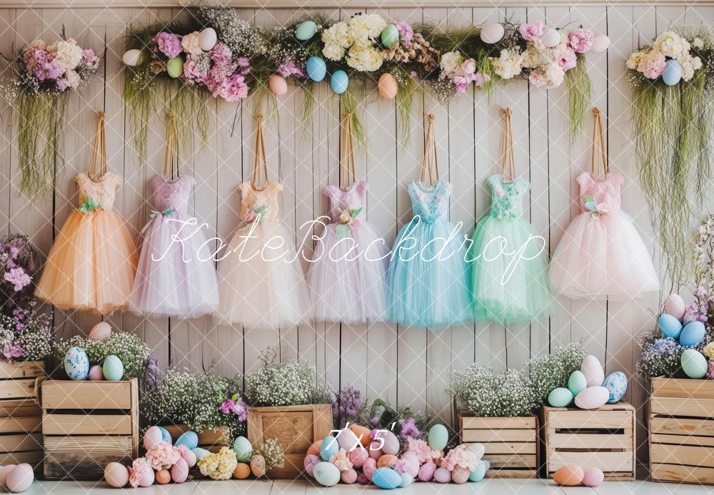Kate Ostern Ballett Tutu-Eier Hintergrund von Patty Roberts - Kate Backdrop.de