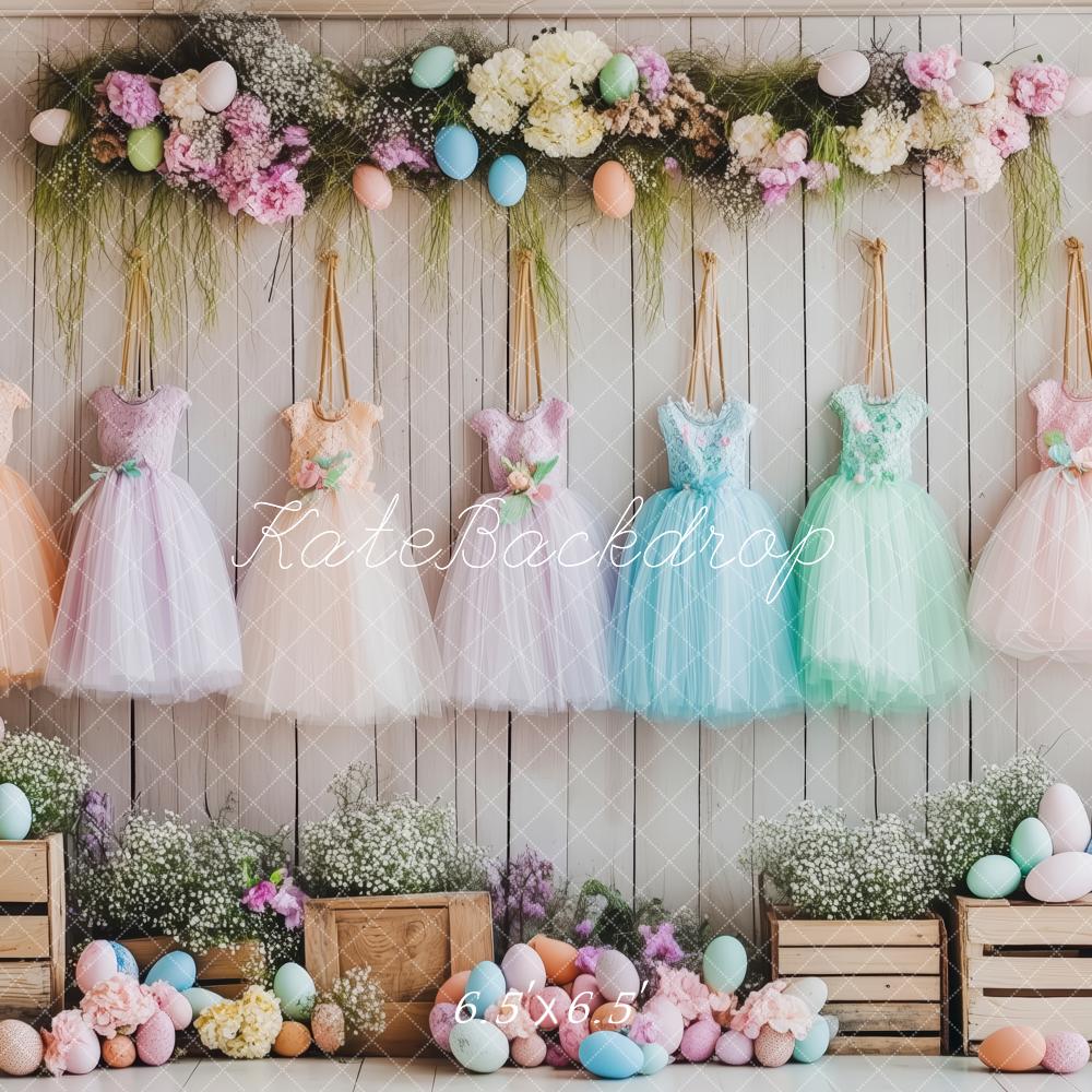 Kate Ostern Ballett Tutu-Eier Hintergrund von Patty Roberts - Kate Backdrop.de