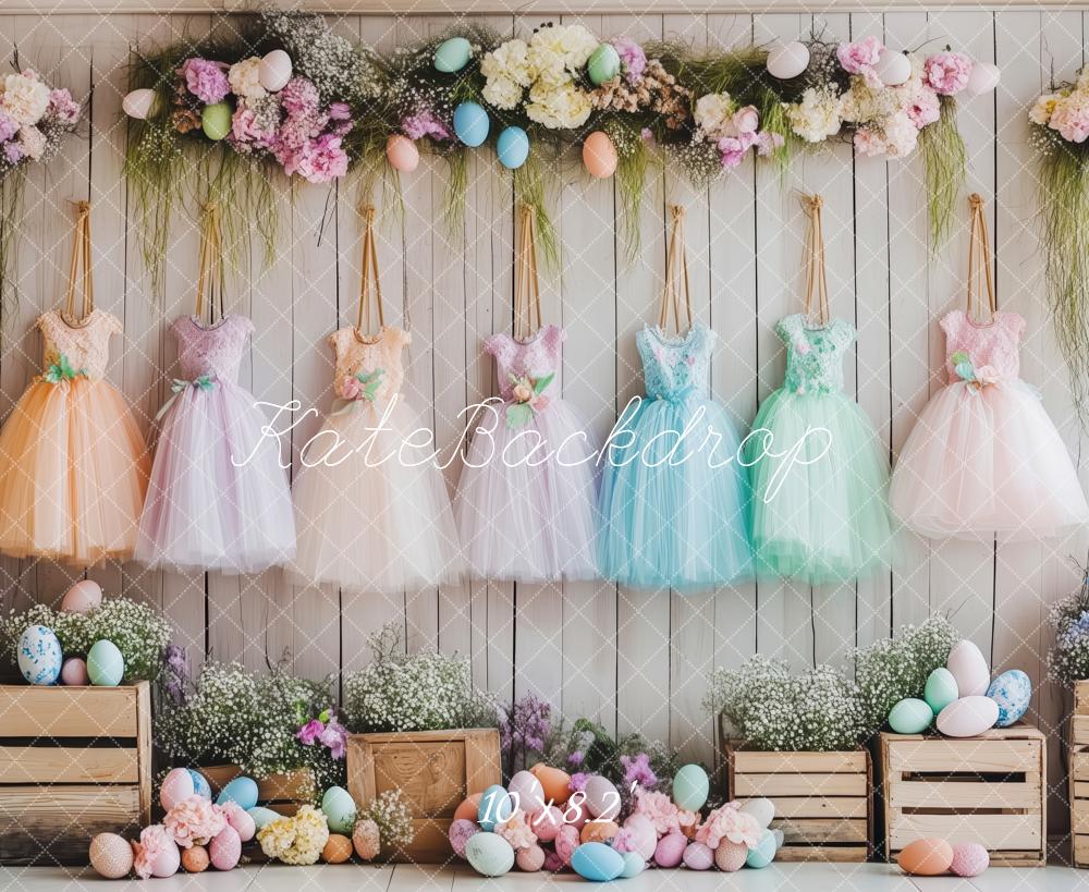 Kate Ostern Ballett Tutu-Eier Hintergrund von Patty Roberts - Kate Backdrop.de