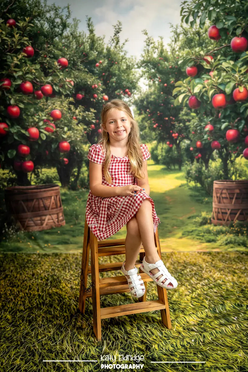 Kate Herbst Apfel Obstgarten Scheune Raum Hintergrund-Set - Kate Backdrop.de