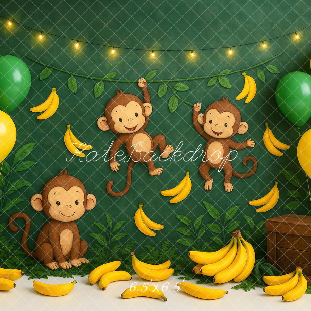 Kate Rosa Weihnachten Nussknacker Haus Hintergrund von Ashley Paul - Kate Backdrop.de